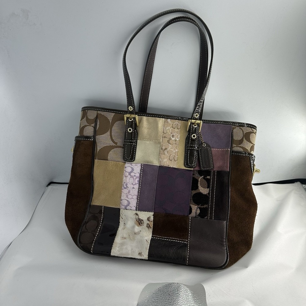 COACH Legacy Patchwork Eva Tote Rare Y2K